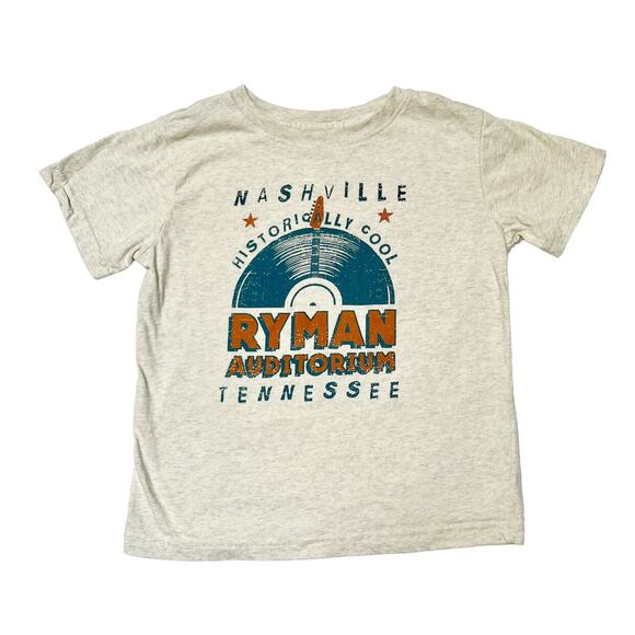 Nashville Ryman Auditorium Graphic Tee Size 5/6 - Picture 1 of 5